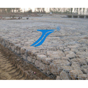 Gabion Colchón Hexagonal de malla Gabion cesta de Gabion Gabinete soldado